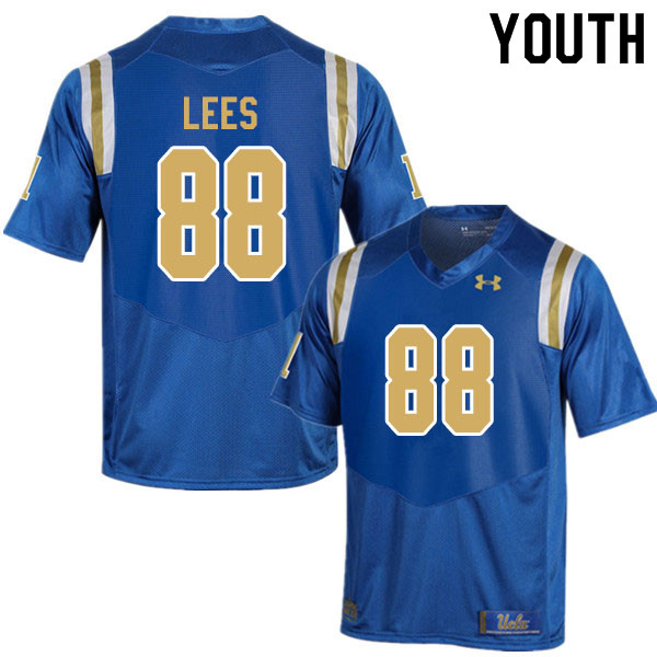 Youth #88 Wade Lees UCLA Bruins College Football Jerseys Sale-Blue
